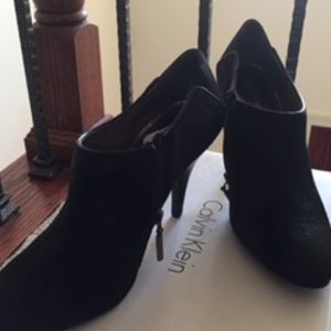 Calvin Klein 7.5 -Jordan Pony Ankle Boots in Box!